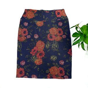 Lularoe Skirt Floral Print Size Medium Excellent Condition